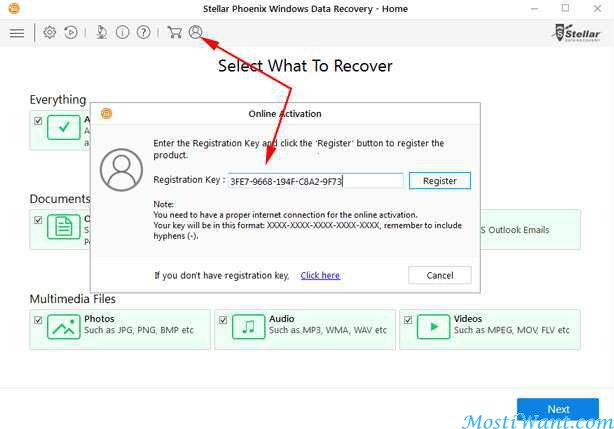 activation key free for stellar data recovery